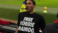 Kobbie Mainoo's brother surprises fans with 'Free Mainoo' shirt amid unclear future